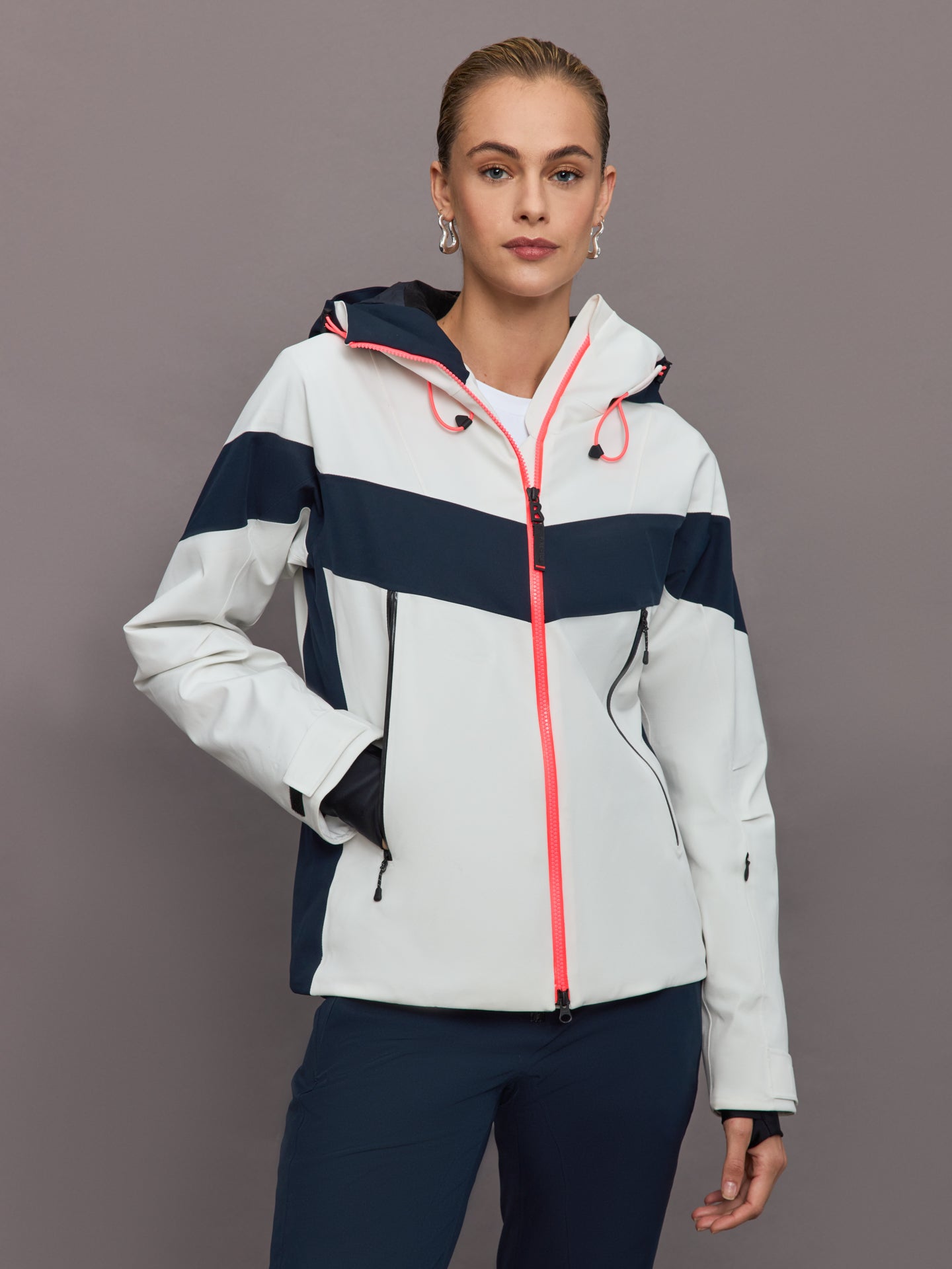 BGFI-34527575-WHTBLUDRK-Ashley-T-color-102-Light-Chalk_28559-Edit Ashley Ski Jacket - Light Chalk - Image 1