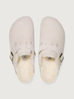 Boston - Antique White Suede/ Shearling - Image 4