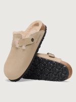 Boston - Taupe Suede/ Sandcastle Shearling - Image 4
