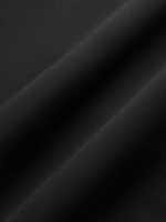 Knit Jacket with Asymmetrical Zip in Interlock - Black - Image 7