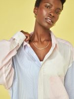 Benny Shirt - White/Pink/Blue - Image 12