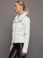 Gold Motion Panel Puffer - Optic White - Image 3