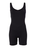 V-Neck Tempo Short Catsuit - Black - Image 13