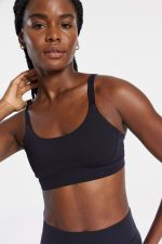Flow Low Impact Bra - Black - Image 3