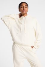 Classic Logo Terry Hoodie - Gardenia - Image 6