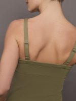 Lenox Knit Corset Tank - Aloe - Image 7
