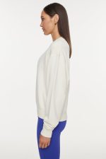 Classic Soleil Sport Crew Neck Sweatshirt - Gardenia - Image 6