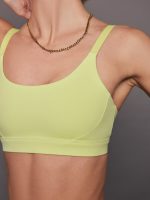Flow Low Impact Bra - Sunny Lime - Image 5
