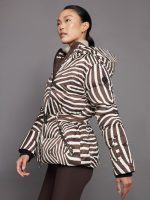 Lucca Down Ski Jacket - Allover Zebra Print - Image 3