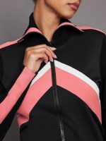 Cabane Knit Sweater Jacket - Black - Image 6
