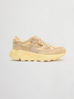 Aura 130 - Off White Shearling/Suede