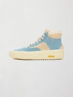 Capo Faux Shearling Sneakers - Suede/ Faux Shearling - Image 3