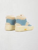 Capo Faux Shearling Sneakers - Suede/ Faux Shearling - Image 4