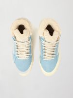 Capo Faux Shearling Sneakers - Suede/ Faux Shearling - Image 6