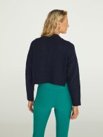 Cropped Cardigan - Hale Navy - Image 3