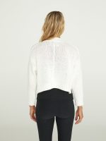 Cropped Cardigan - Salt White - Image 3