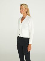 Cropped Cardigan - Salt White - Image 4