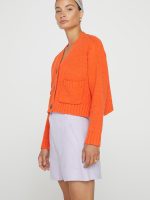 Cropped Cardigan - Papaya - Image 6