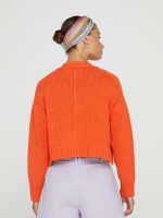 Cropped Cardigan - Papaya - Image 4