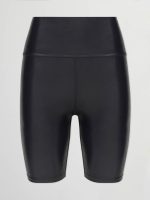 High Rise Biker Short in Takara Shine - Black - Image 8