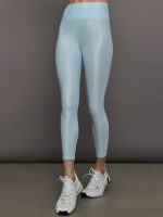 High Rise 7/8 Legging in Takara Shine - Sky Blue - Image 3