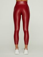 High Rise 7/8 Legging in Takara Shine - Rum Wine - Image 8