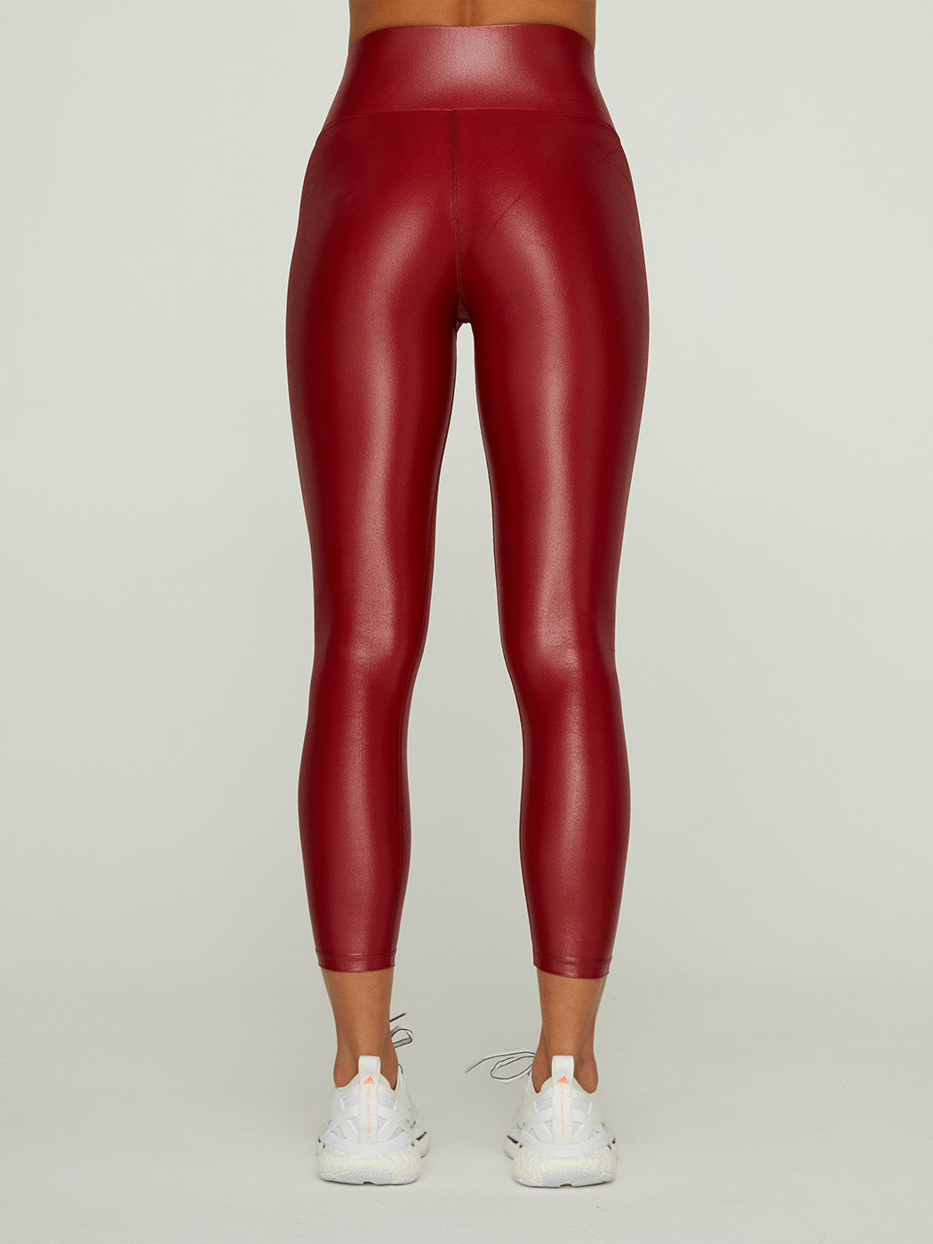 High Rise 7/8 Legging in Takara Shine - Rum Wine - Image 8