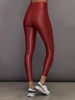 High Rise 7/8 Legging in Takara Shine - Red Dahlia - Image 5