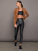 Criss Cross Bra in Takara Shine - Black - Image 6