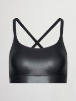 Criss Cross Bra in Takara Shine - Black - Image 7