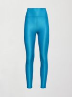 High Rise 7/8 Legging in Croc Takara Shine - Enamel Blue - Image 8