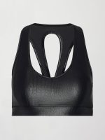 Action Bra 2.0 in Croc Takara Shine - Black - Image 8