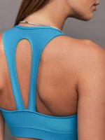 Action Bra 2.0 in Croc Takara Shine - Enamel Blue - Image 7