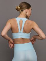 Action Bra 2.0 in Takara Shine - Sky Blue - Image 5
