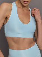 Action Bra 2.0 in Takara Shine - Sky Blue - Image 6