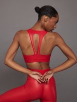Action Bra 2.0 in Takara Shine - Haute Red - Image 3