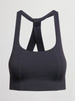 T Back Bra In Diamond Compression - Black - Image 9
