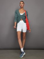 Ribbed Biker Short - White - Image 7