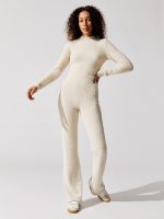 Eyelash Lounge Pants - Eggnog - Image 3