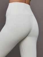 High Rise Full-Length Legging in Diamond Compression - Cloud Dancer - Image 6