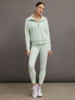FRENCH TERRY HALF ZIP - CLEARLY AQUA - Image 5