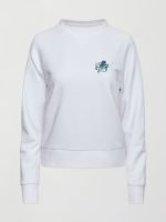 EMBROIDERED FRENCH TERRY CREW SWEATSHIRT -  WHITE/ OCTOPUS - Image 6