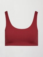 RIBBED BRA - Merlot - Image 8