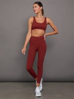 RIBBED BRA - Merlot - Image 6