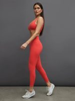 Ribbed Bra - Cayenne - Image 3