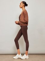 Cable Knit Cardigan - Mushroom - Image 4