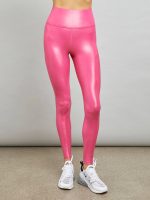 High Rise Full-Length Legging in Takara Shine - Fuchsia Purple - Image 3