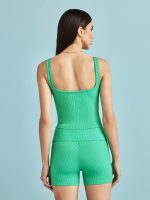 Ribbed Tank - Digital Green - Image 3