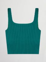 Ribbed Tank - Malachite