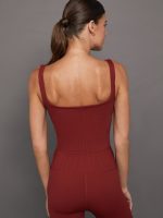 RIBBED TANK - Merlot - Image 5
